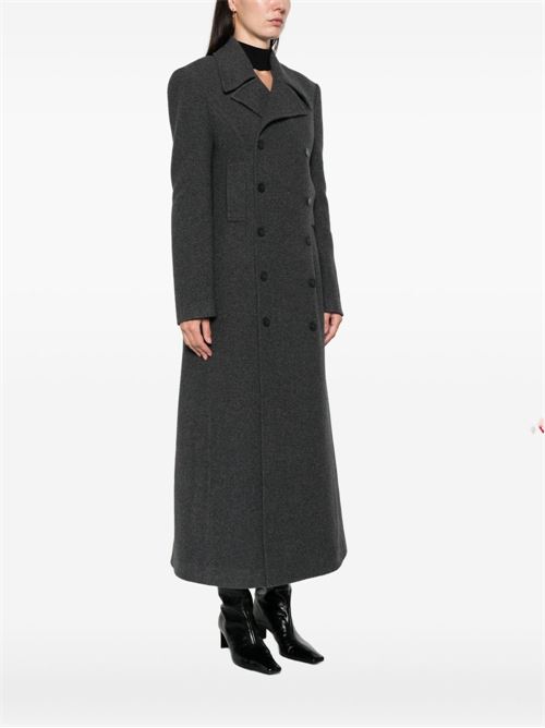 Long double-breasted coat THE NINA STUDIO | N9278PARMAGREY